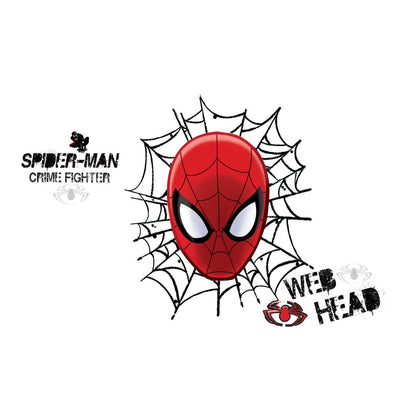 RoomMates Ultimate Spider Man Web Head Peel and Stick Wall Decals, 1-Pack
