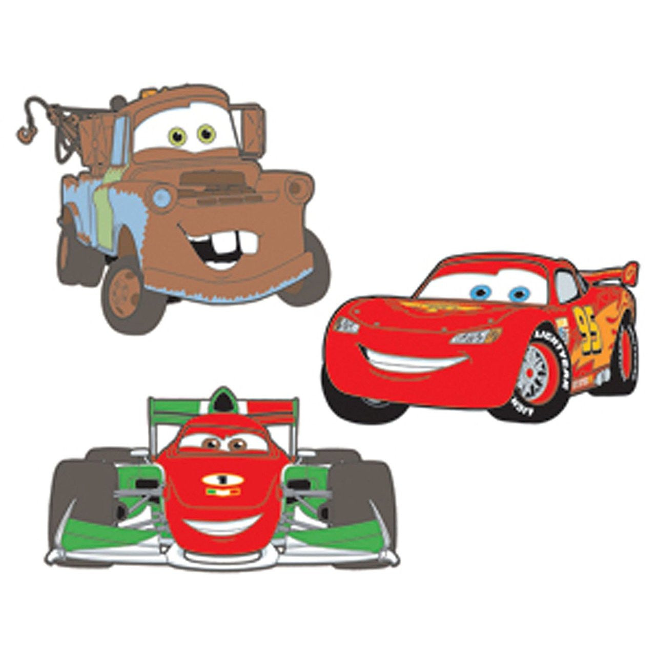 Disney/Pixar 'Cars 2' 3D Peel & Stick Foam Decor