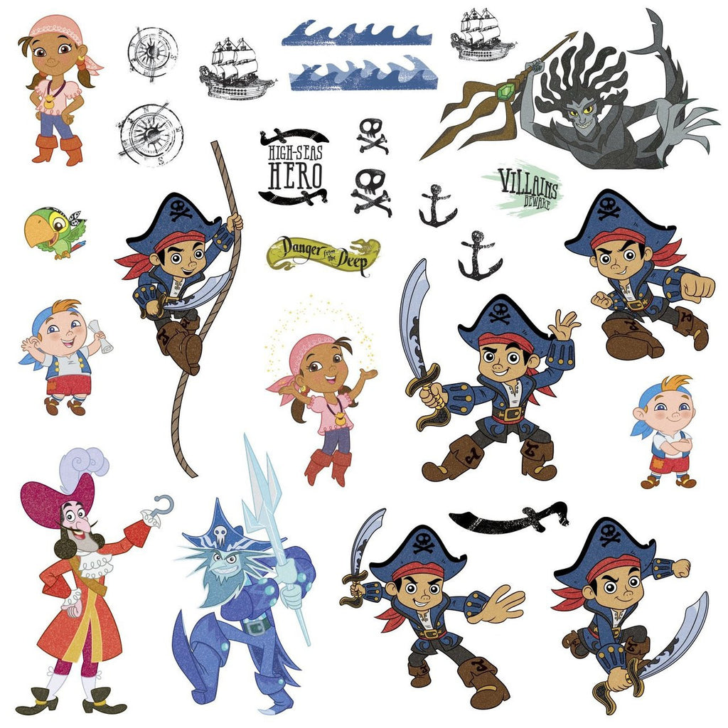 Jake & The Never Land Pirates Peel and Stick Wall Decals