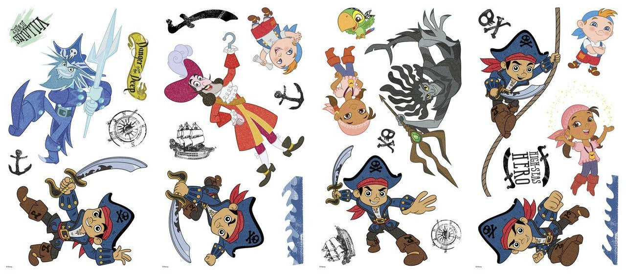 Jake & The Never Land Pirates Peel and Stick Wall Decals
