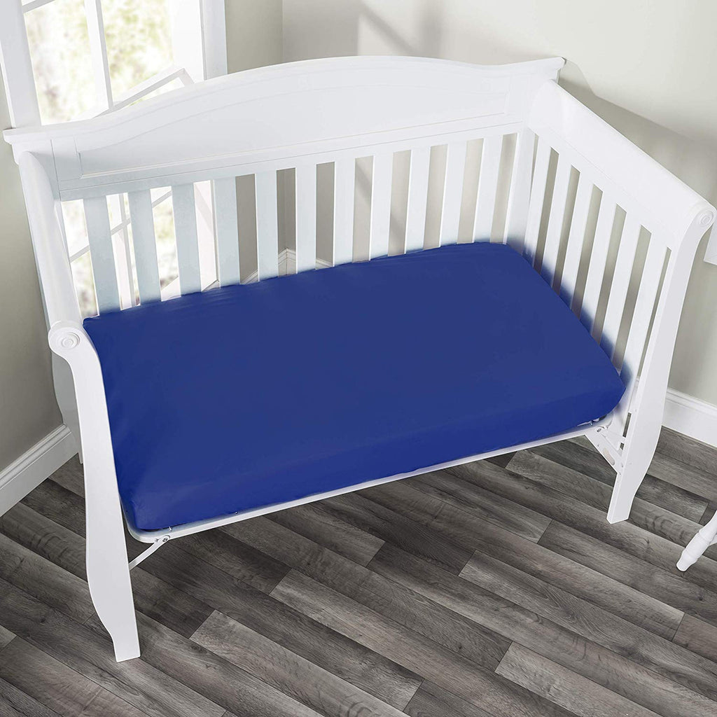 Everyday Kids 2 Pack Fitted Boys Crib Sheet - Rescue/Blue