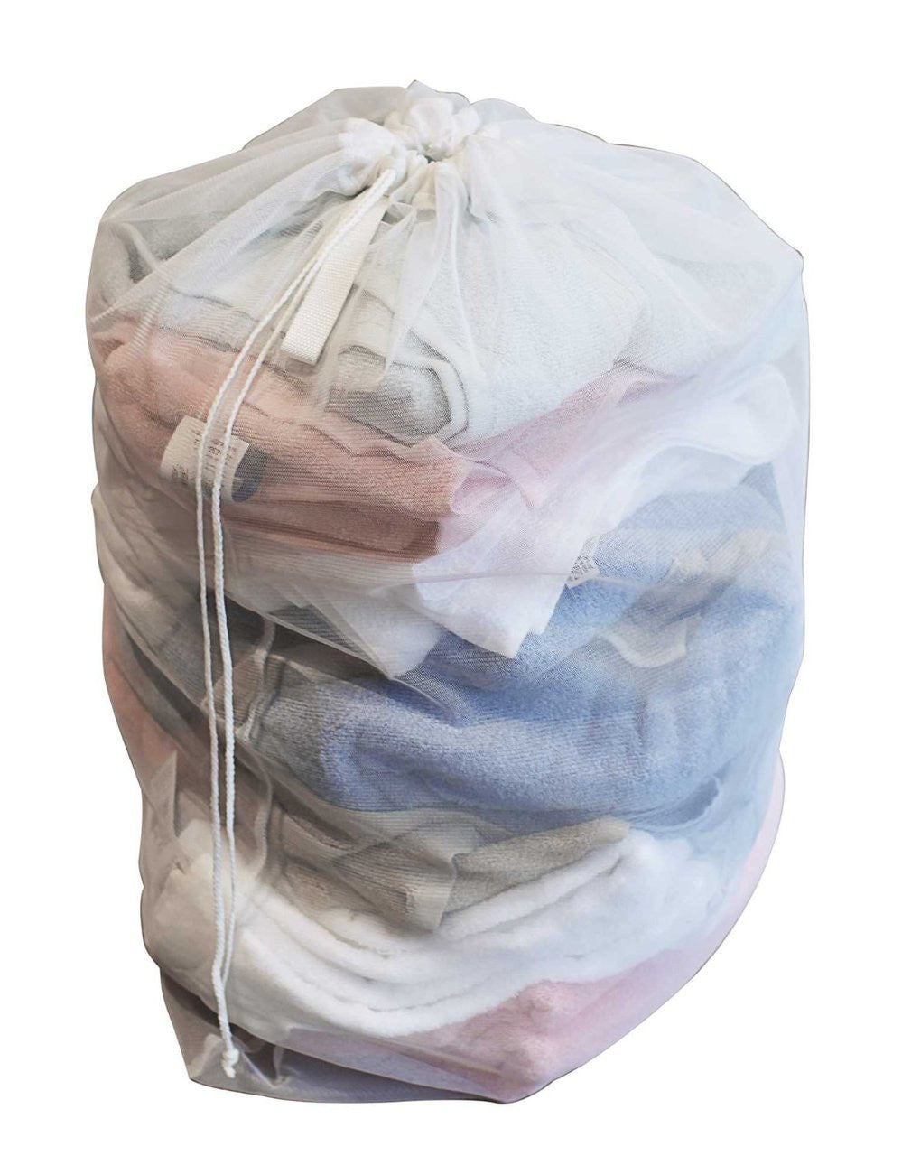 Samsonite Mesh Drawstring Laundry Bag, White