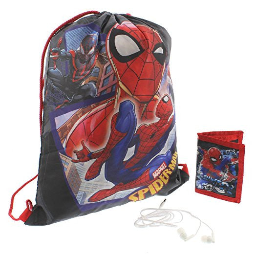 Spiderman Gift Set Drawstring Bag