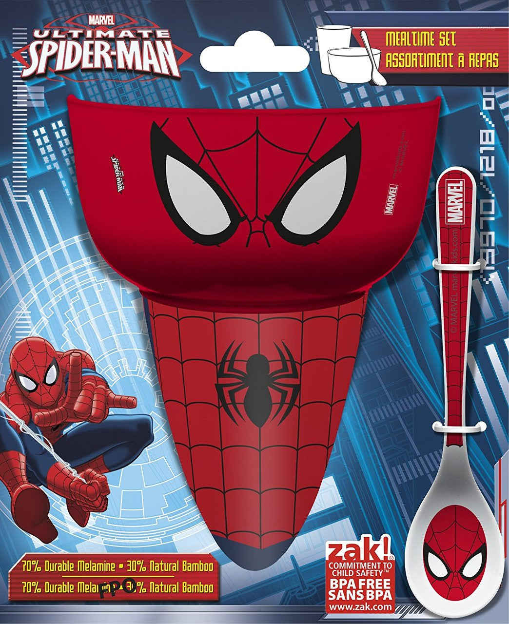 Spiderman 3-Piece Mealtime Set