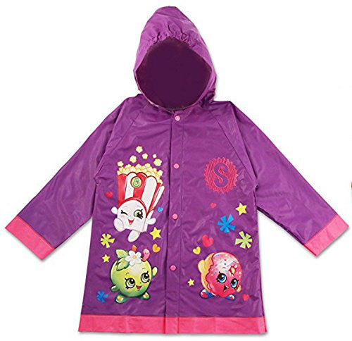Shopkins Purple Rain Slicker Coat (6/7 Large)