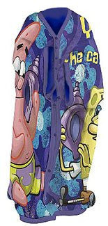 Spongebob "Catch of the Day"  Cuddly Wrap Blanket w/ Sleeves