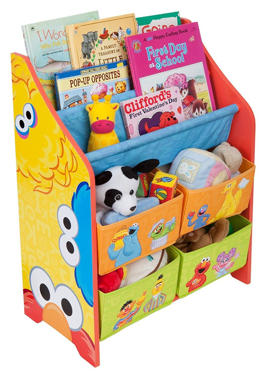 Sesame Street Book and Toy Organizer