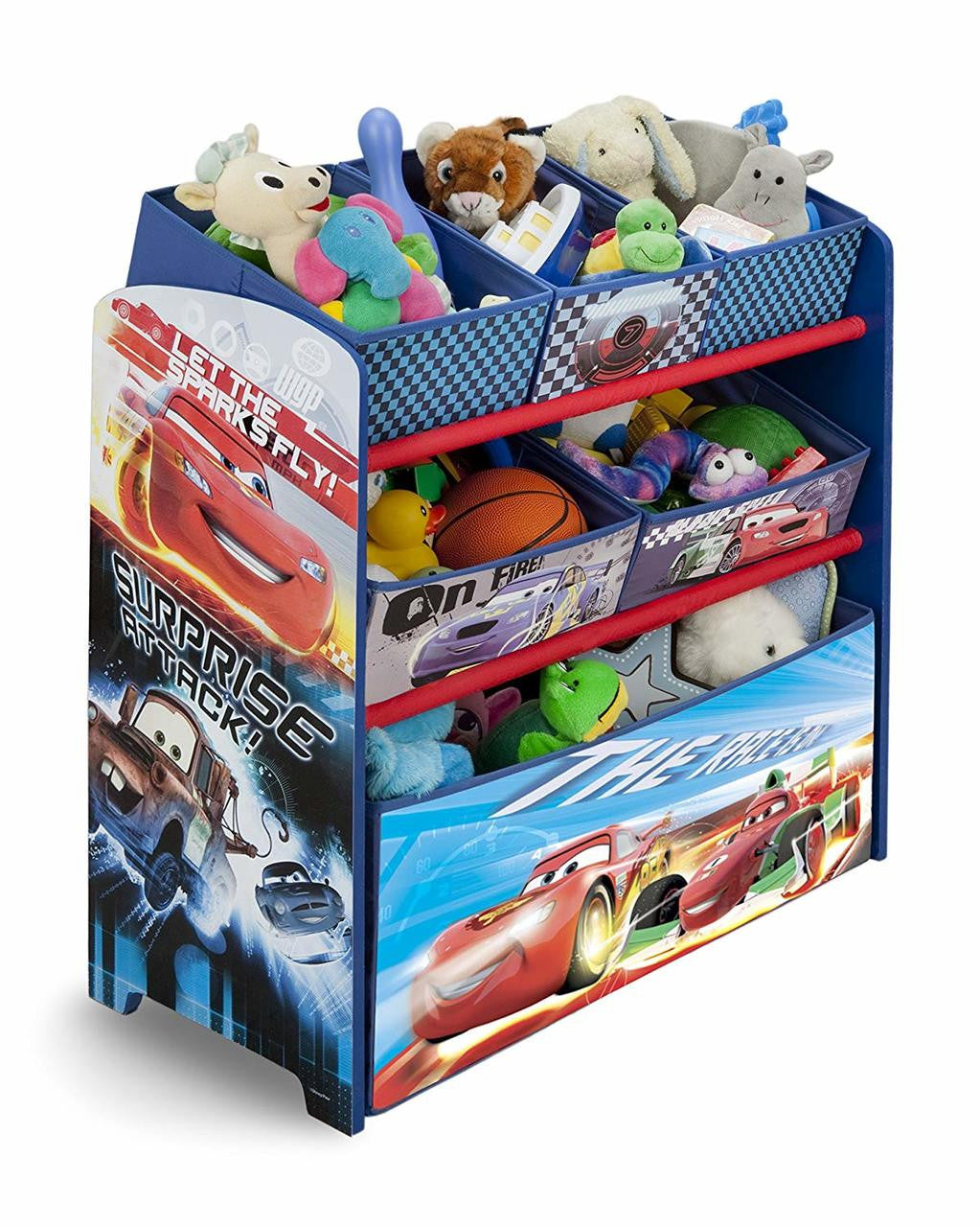 Multi-Bin Toy Organizer, Disney/Pixar Cars