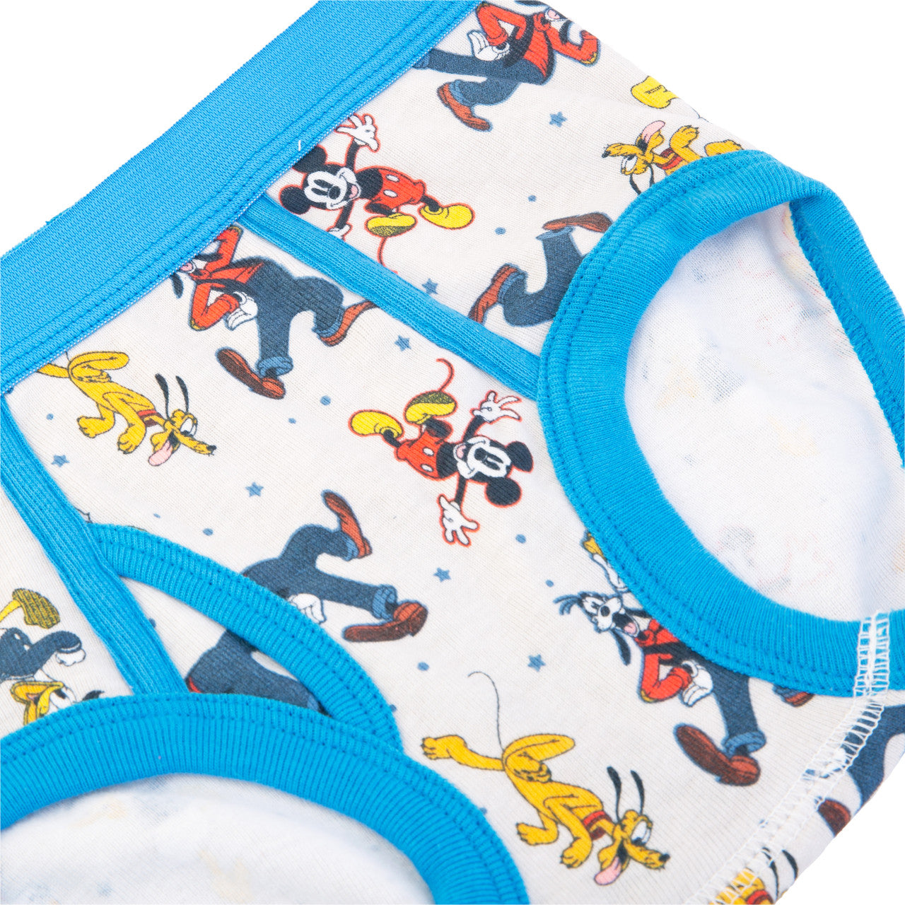 Disney Mickey Mouse Toddler Boys Briefs 7-Pack – 100% Cotton Underwear Set