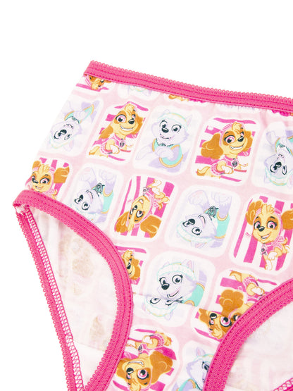 Nickelodeon Paw Patrol Toddler Girls 6-Pack Briefs – Soft Cotton Character Underwear