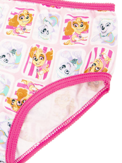 Nickelodeon Paw Patrol Toddler Girls 6-Pack Briefs – Soft Cotton Character Underwear