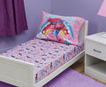 Trolls Toddler Fitted Sheet and Pillow Case, Pink