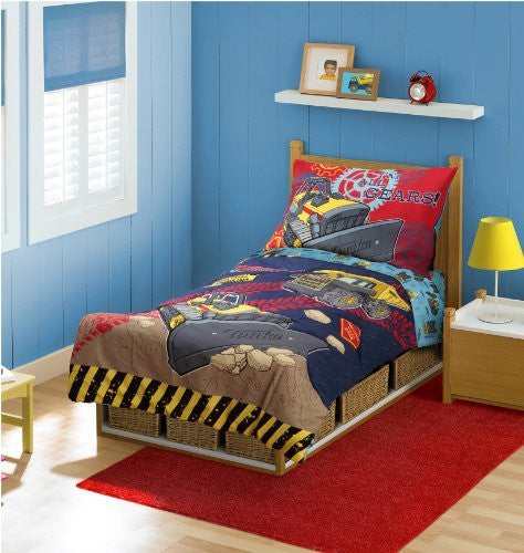 Tonka 4 Piece Toddler Bedding Set