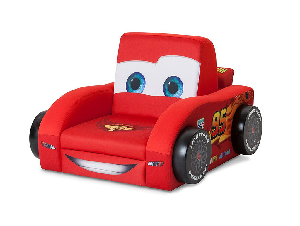 Delta Children Deluxe Upholstered Chair, Disney/Pixar Cars