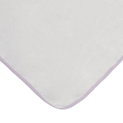 EVERYDAY KIDS Hooded Baby Toddler Bath Towel - White Unicorn with Horn