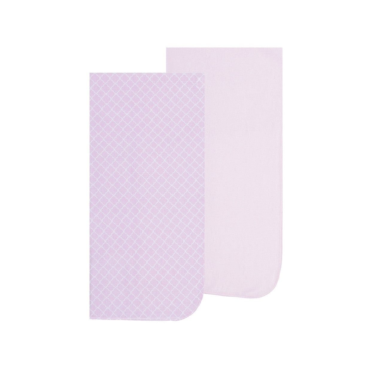 EVERYDAY KIDS 4 Pack Flannel Receiving Baby Blanket Set - Roses/Pink Diamond