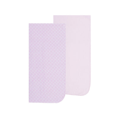 EVERYDAY KIDS 4 Pack Flannel Receiving Baby Blanket Set - Roses/Pink Diamond