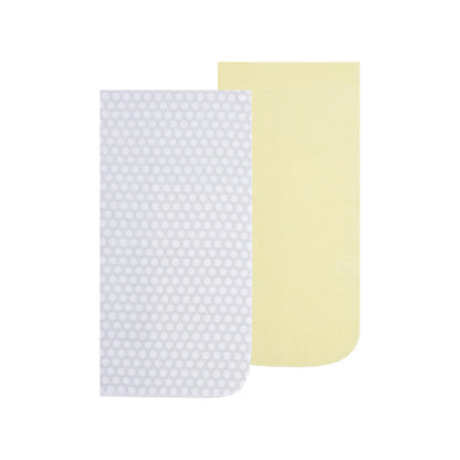 EVERYDAY KIDS 4 Pack Flannel Receiving Baby Blanket Set - Bees/Honeycomb