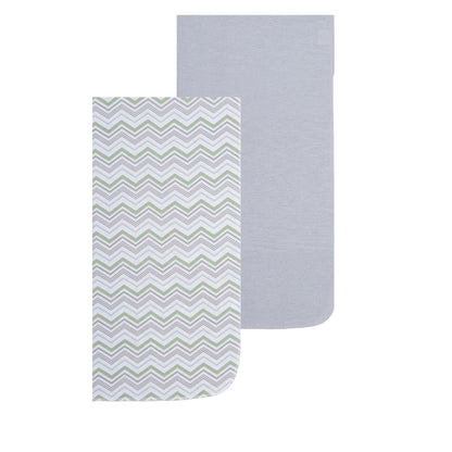 EVERYDAY KIDS 4 Pack Flannel Receiving Baby Blanket Set - Dinosaurs/Chevron