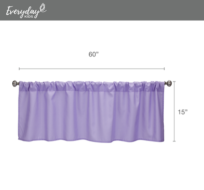 Everyday Kids Purple Window Valance