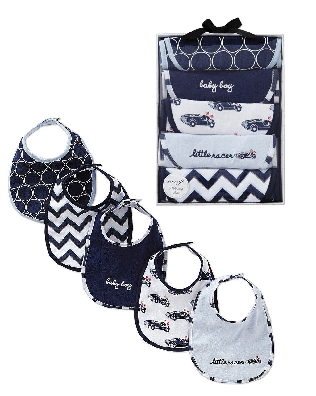 Wendy Bellissimo™ Boy’s 5 Pack Feeding Bibs