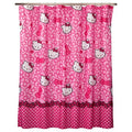 Hello Kitty Allover Fabric Shower Curtain