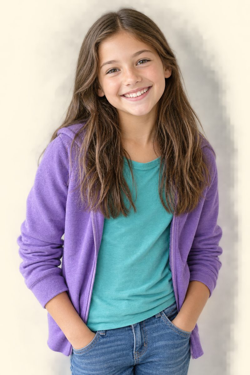 Smiling older girl