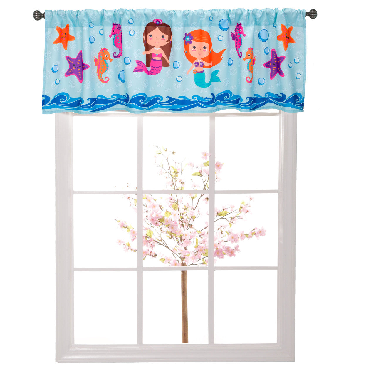 Everyday Kids Mermaid Adventures Window Valance