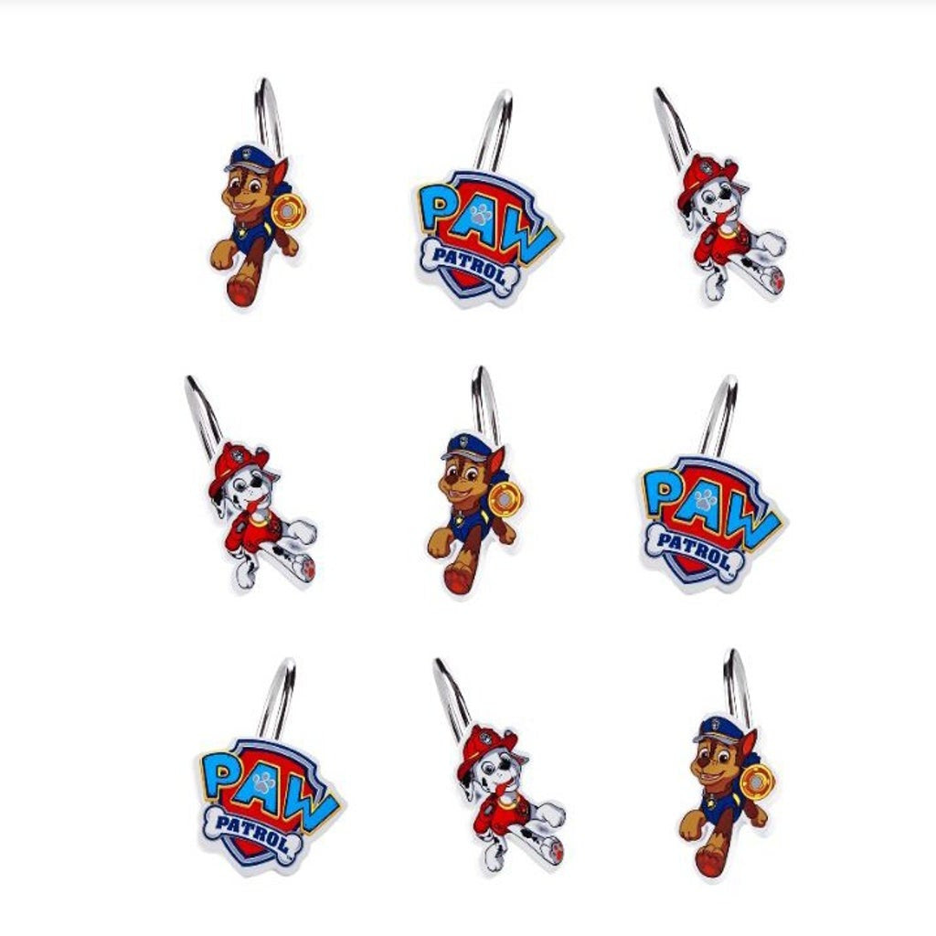 Paw Patrol Shower Curtain Hooks
