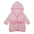 EVERYDAY KIDS Hooded Baby Toddler Bathrobe - Princess with Crown