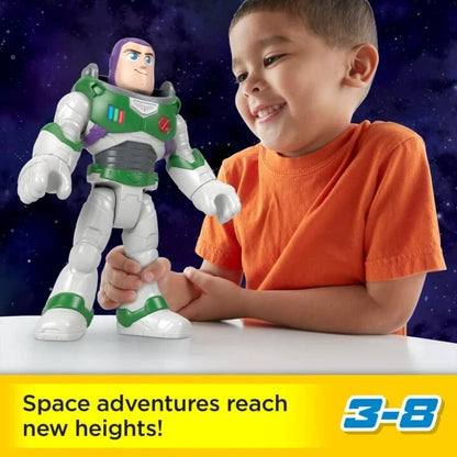 Disney Pixar Lightyear Buzz Lightyear XL Action Figure, 10" Poseable Space Ranger Toy,Fisher-Price Imaginext  Ages 3-8