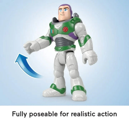 Disney Pixar Lightyear Buzz Lightyear XL Action Figure, 10" Poseable Space Ranger Toy,Fisher-Price Imaginext  Ages 3-8