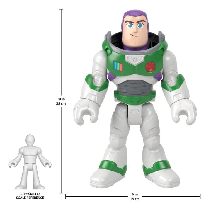 Disney Pixar Lightyear Buzz Lightyear XL Action Figure, 10" Poseable Space Ranger Toy,Fisher-Price Imaginext  Ages 3-8