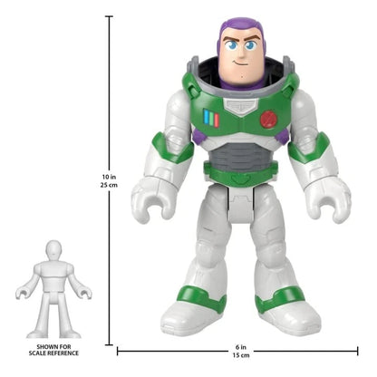 Disney Pixar Lightyear Buzz Lightyear XL Action Figure, 10" Poseable Space Ranger Toy,Fisher-Price Imaginext  Ages 3-8