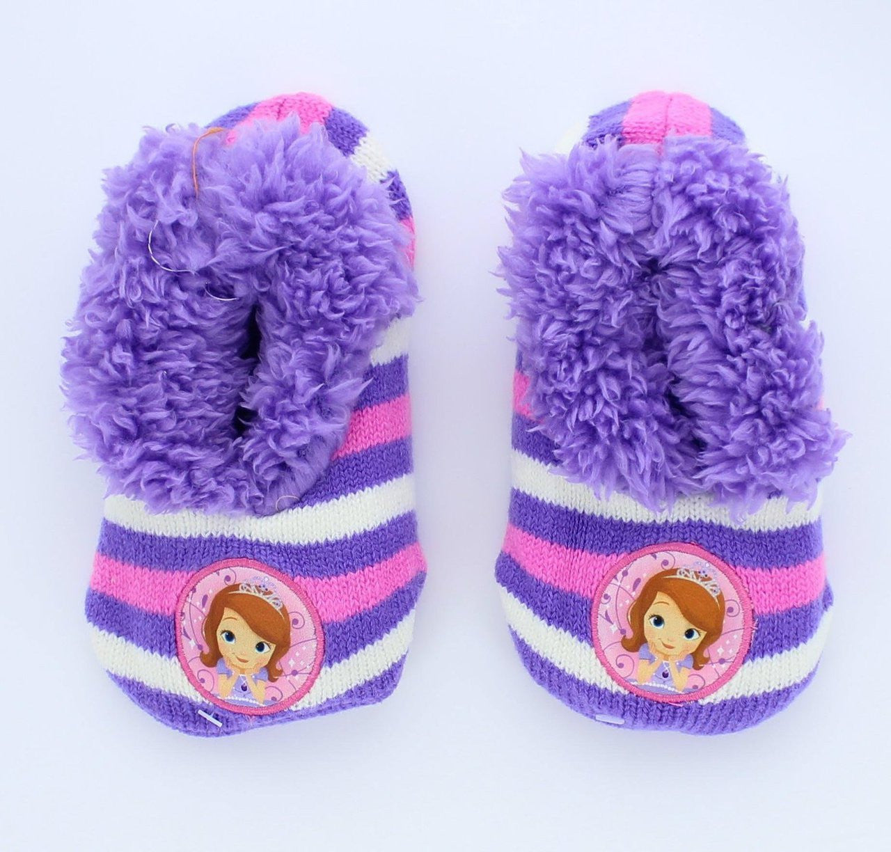 Disney Sofia the First Girls Slipper Socks Shoe Size 9-3