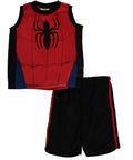Little Boys' Toddler "Spider Logo" 2-Piece Outfit - 2T