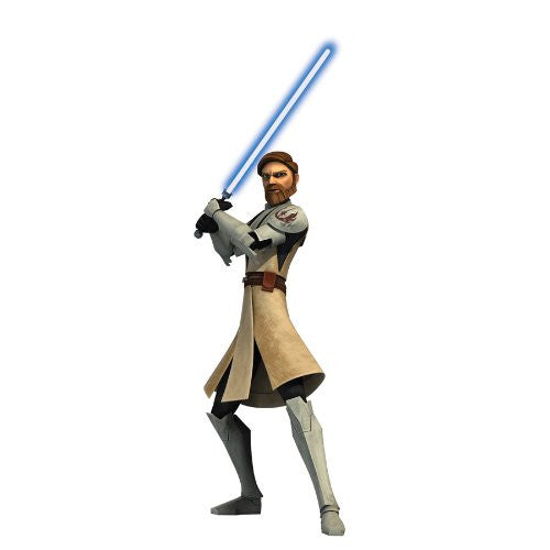 RoomMates Star Wars: the Clone Wars Obi-Wan Glow in the Dark Giant Wall Decal