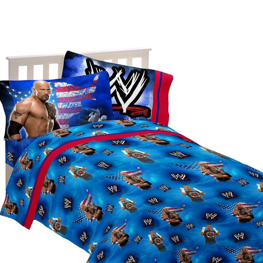 WWE Wrestle Mania Twin Size Sheet Set